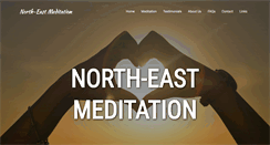 Desktop Screenshot of meditation-northeast.co.uk