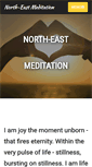 Mobile Screenshot of meditation-northeast.co.uk